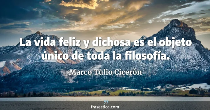 Cita de Marco Tulio Cicerón