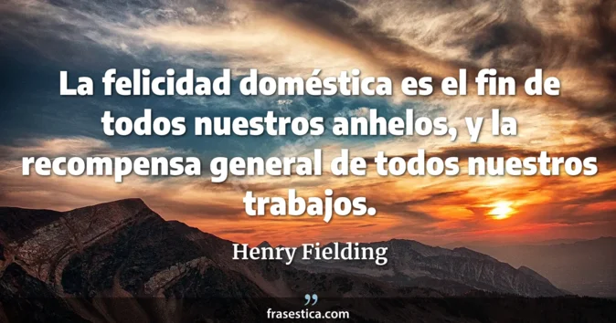 Cita de Henry Fielding