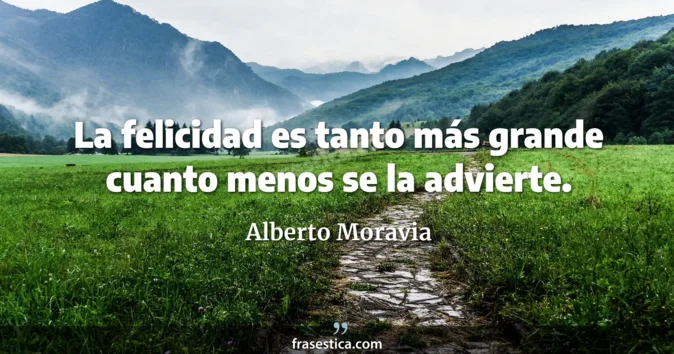 Cita de Alberto Moravia