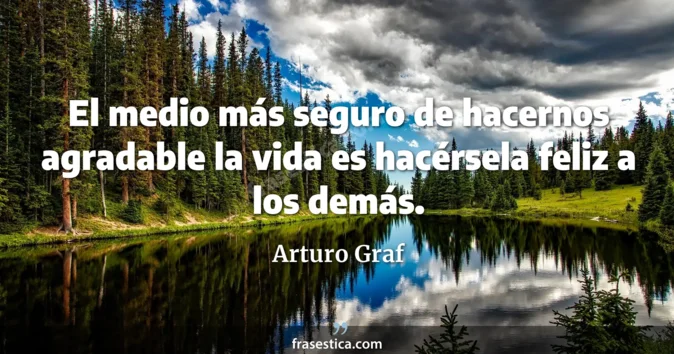 Cita de Arturo Graf