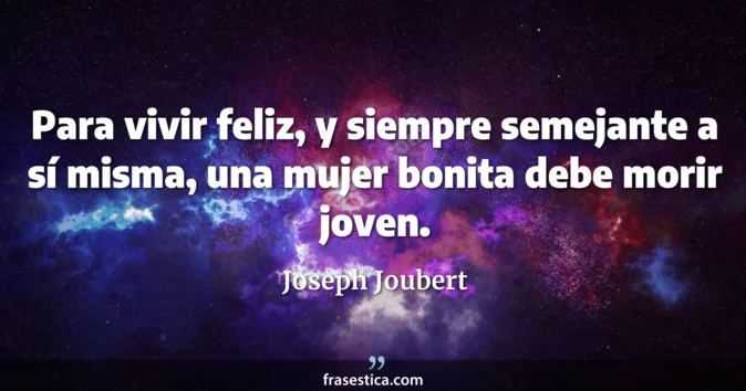 Cita de Joseph Joubert
