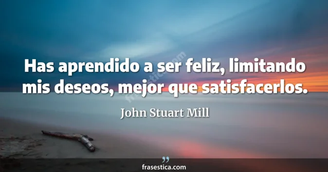 Cita de John Stuart Mill