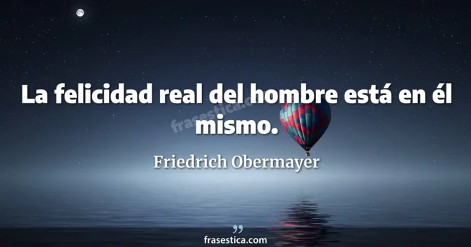 Cita de Friedrich Obermayer