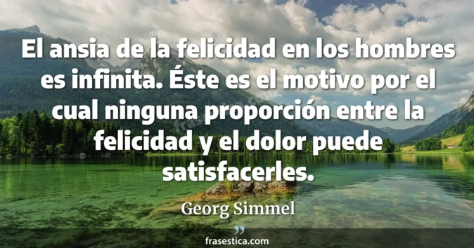 Cita de Georg Simmel