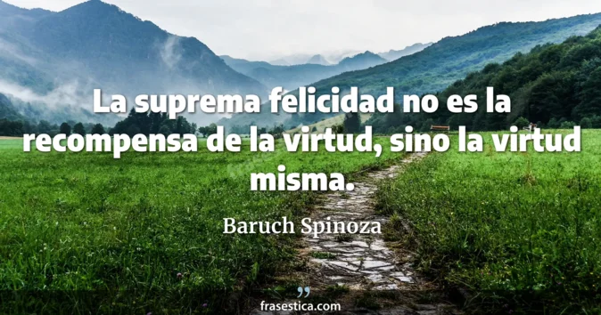 Cita de Baruch Spinoza