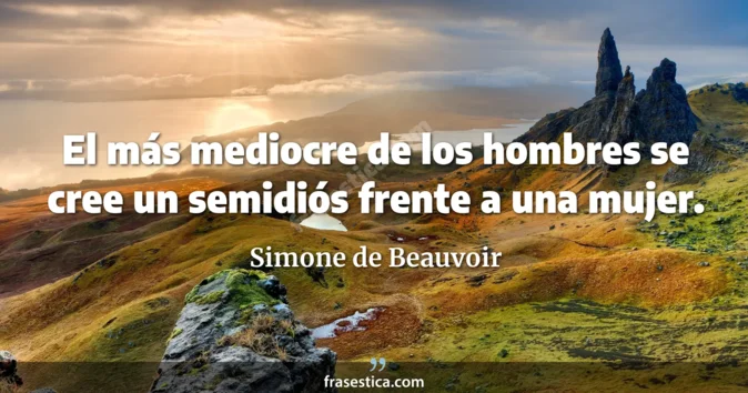 Cita de Simone de Beauvoir