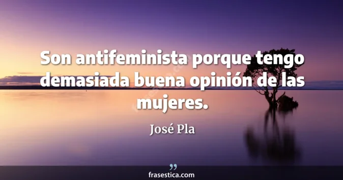 Cita de José Pla