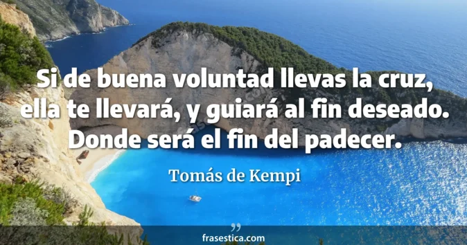 Cita de Tomás de Kempi