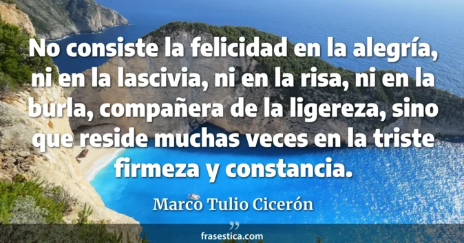 Cita de Marco Tulio Cicerón