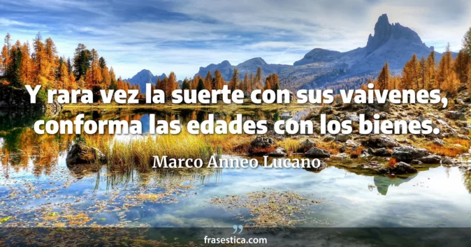 Cita de Marco Anneo Lucano