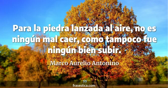 Cita de Marco Aurelio Antonino