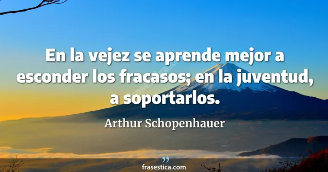 Cita de Arthur Schopenhauer