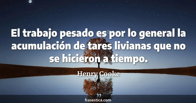Cita de Henry Cooke