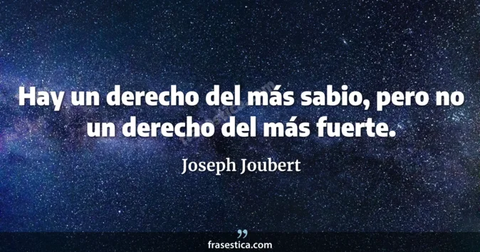 Cita de Joseph Joubert