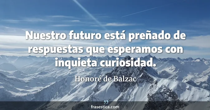 Cita de Honoré de Balzac