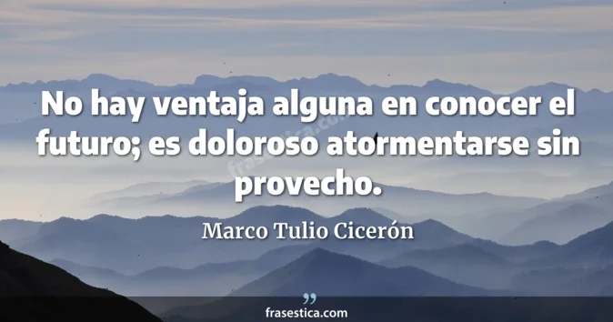 Cita de Marco Tulio Cicerón