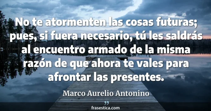 Cita de Marco Aurelio Antonino