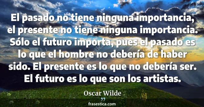 Cita de Oscar Wilde