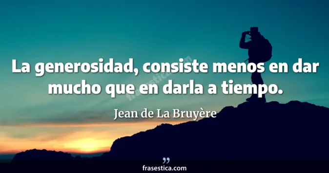 Cita de Jean de La Bruyère