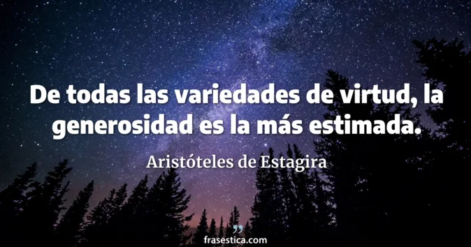 Cita de Aristóteles de Estagira