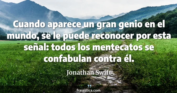 Cita de Jonathan Swift