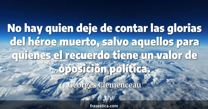 Cita de Georges Clemenceau