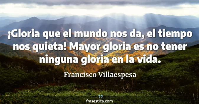 Cita de Francisco Villaespesa