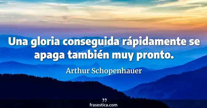 Cita de Arthur Schopenhauer
