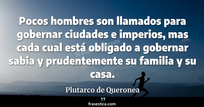 Cita de Plutarco de Queronea
