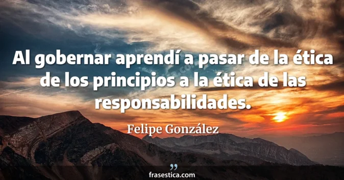 Cita de Felipe González