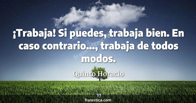 Cita de Quinto Horacio
