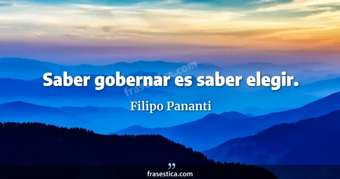 Cita de Filipo Pananti