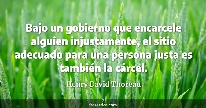 Cita de Henry David Thoreau