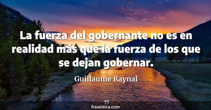 Cita de Guillaume Raynal