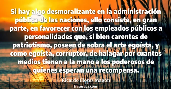 Cita de Ricardo Flores Magón