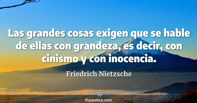 Cita de Friedrich Nietzsche
