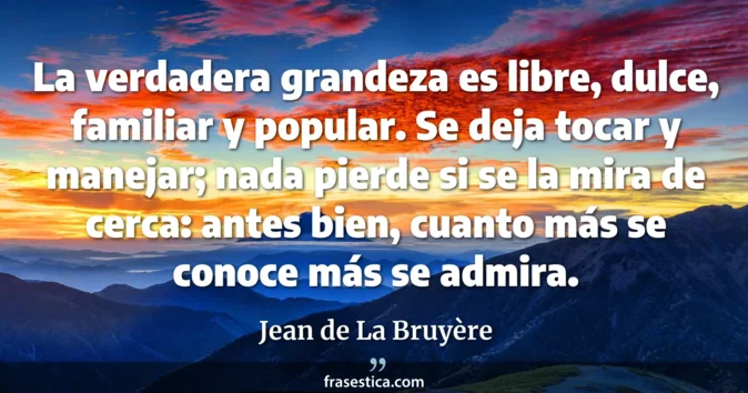 Cita de Jean de La Bruyère
