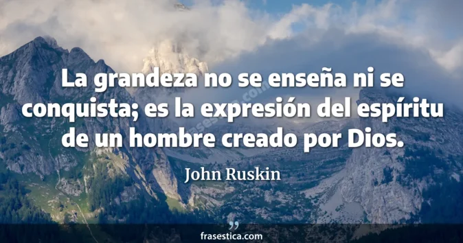 Cita de John Ruskin