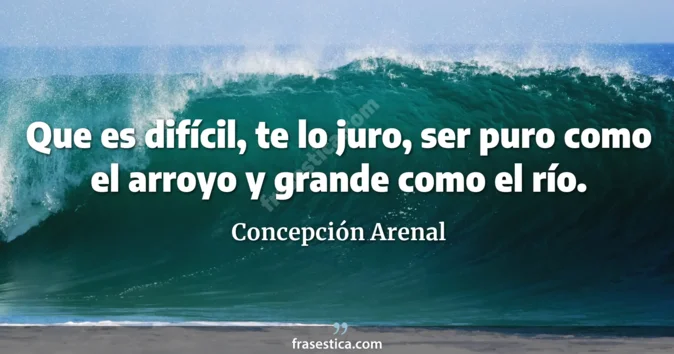 Cita de Concepción Arenal