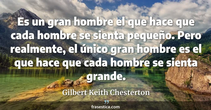 Cita de Gilbert Keith Chesterton