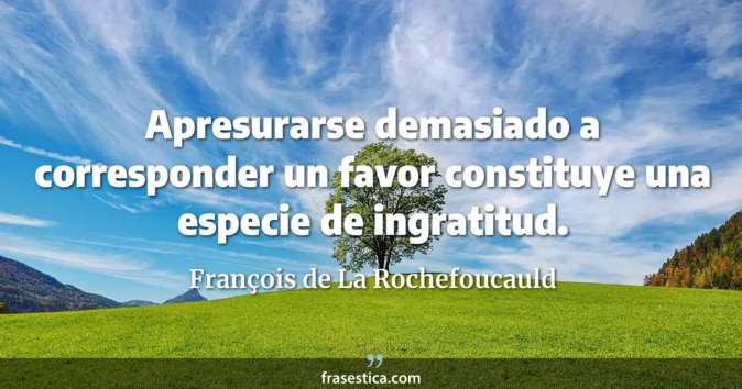 Cita de François de La Rochefoucauld
