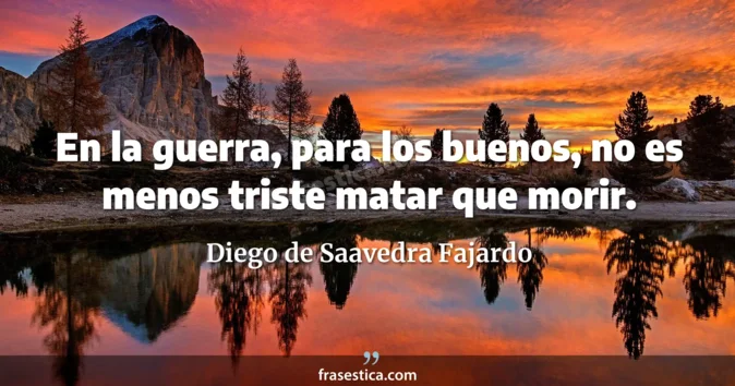 Cita de Diego de Saavedra Fajardo