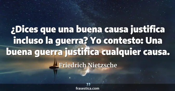 Cita de Friedrich Nietzsche