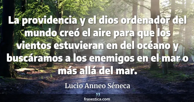 Cita de Lucio Anneo Séneca