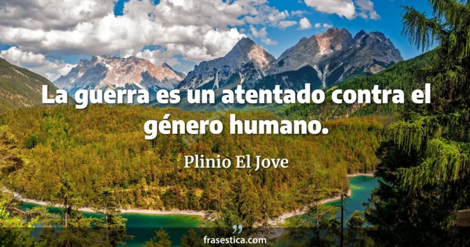 Cita de Plinio El Jove