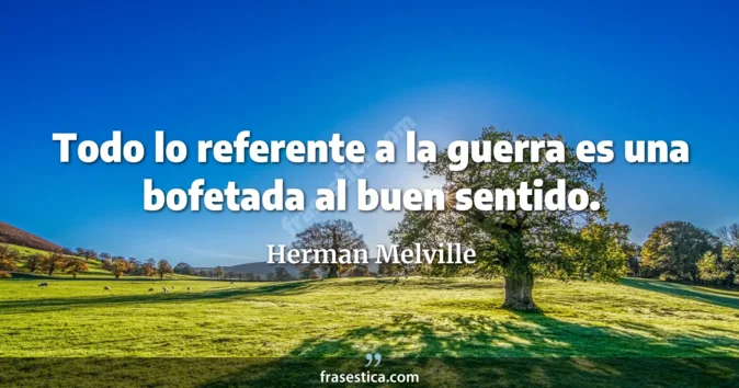 Cita de Herman Melville