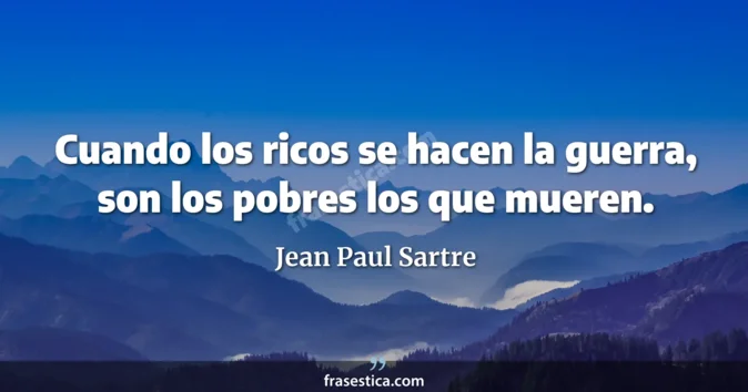 Cita de Jean Paul Sartre