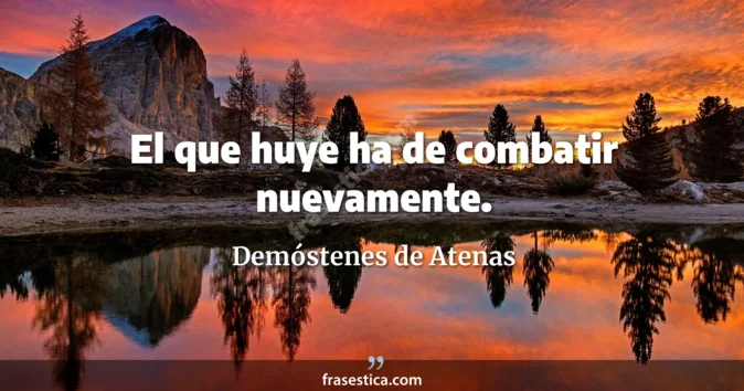 Cita de Demóstenes de Atenas