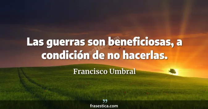 Cita de Francisco Umbral