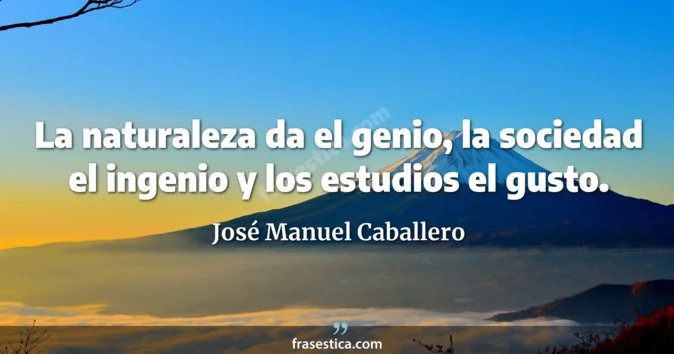 Cita de José Manuel Caballero